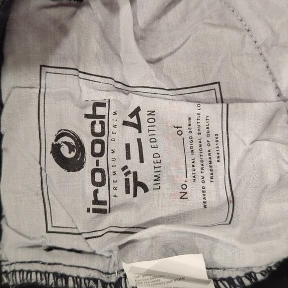 IRO-OCHI Kanazawa savage black jeans size 32 - Picture 9 of 16